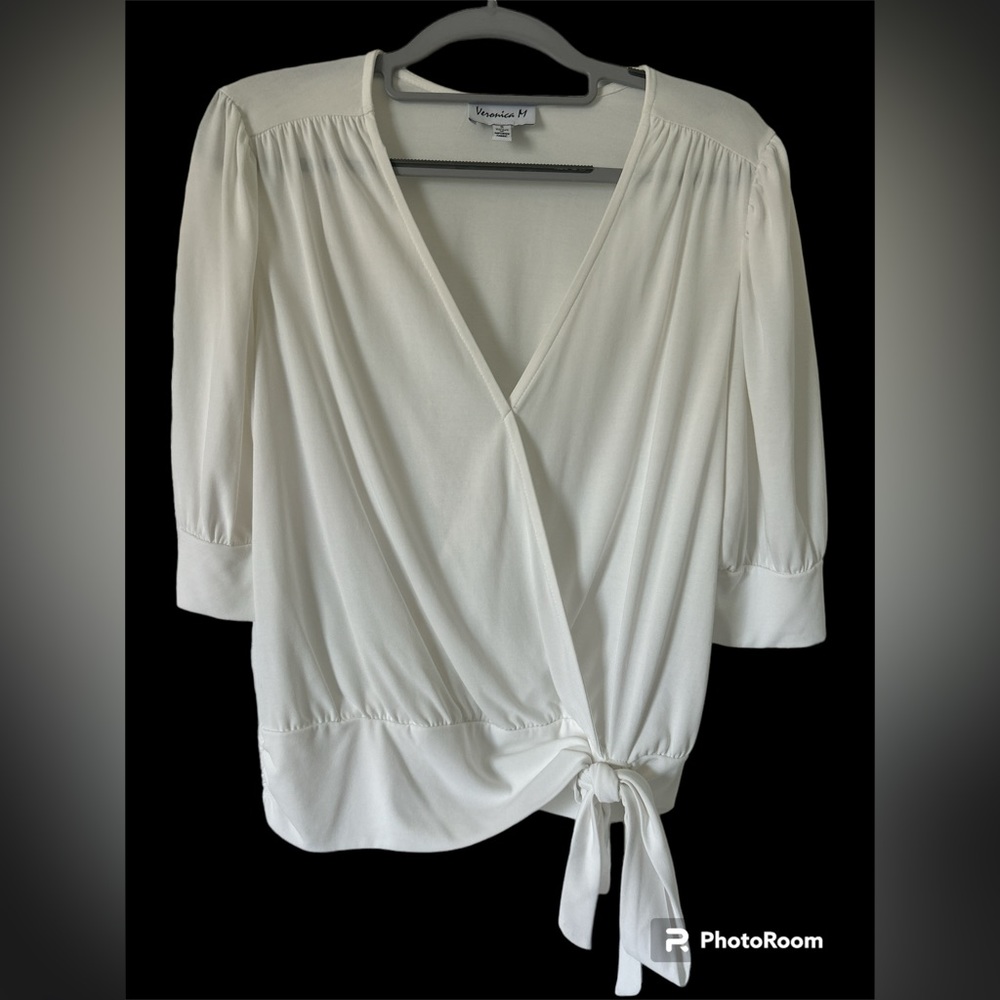 Veronica M Side Tie Blouse